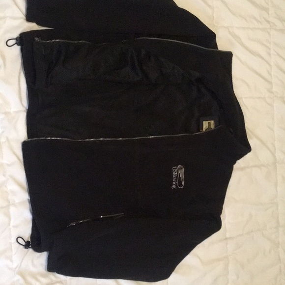 US Rowing Men’s Full-Zip Fleece Jacket, Black - Picture 3 of 4